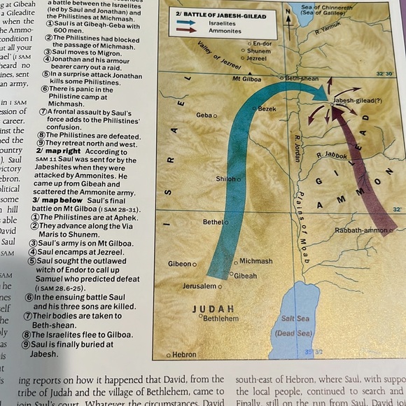 The Harper Concise Atlas Of The Bible HC/DJ Book EXC - Picture 8 of 16